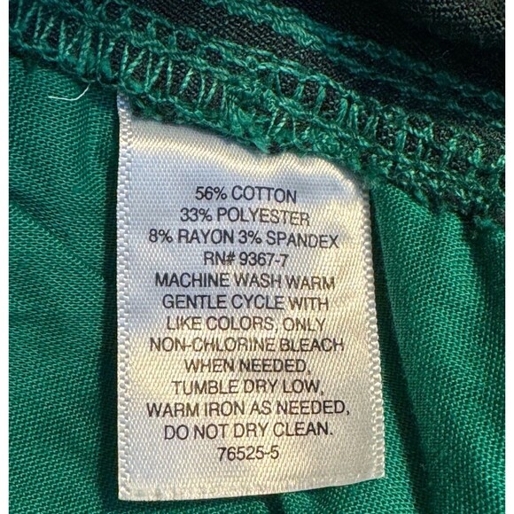 NWT Liz Claiborne Green Amber Shorts Sz. 6 Women Mid Rise Pull-on Stretchy - Picture 6 of 8